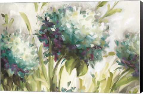 Framed Hydrangea Field Print