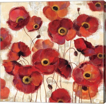 Framed Bold Poppies Print