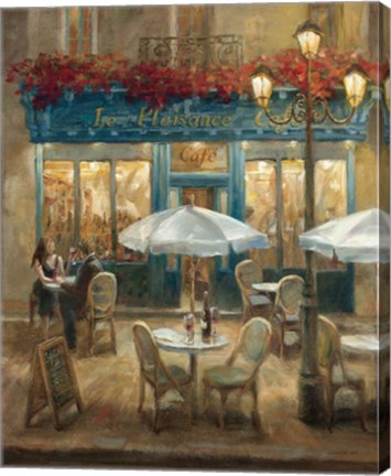 Framed Paris Cafe I Print