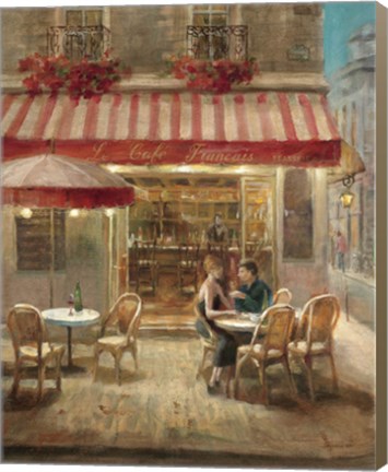 Framed Paris Cafe II Print