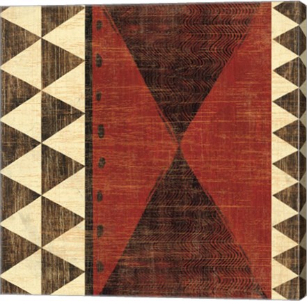 Framed Patterns of the Savanna II Print