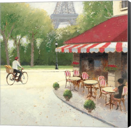 Framed Cafe du Matin III Print