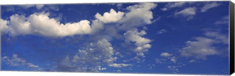 Framed Clouds in a Deep Blue Sky Print