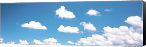Framed Blue sky and clouds Print