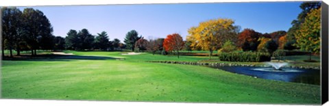 Framed Golf course, Westwood Country Club, Vienna, Fairfax County, Virginia, USA Print