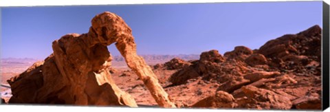 Framed Rock formations, Valley of Fire State Park, Nevada, USA Print