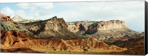 Framed Rock Formations, Capitol Reef National Park, Utah Print