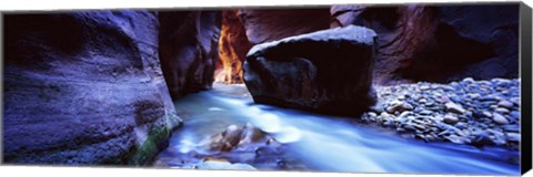 Framed Virgin River at Zion National Park, Utah, USA Print