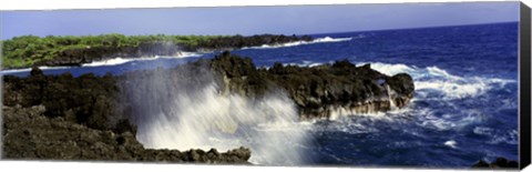 Framed Wainanapanapa State Park Maui HI USA Print