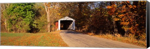 Framed Melcher Covered Bridge Parke Co IN USA Print