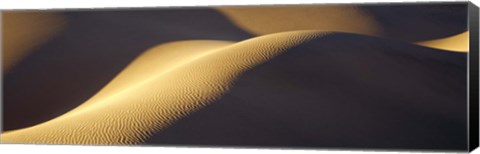 Framed Sand Dunes at Stovepipe Wells, Death Valley, California Print