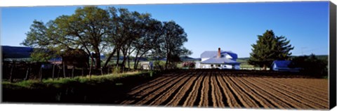 Framed Homestead in Southern Utah, USA Print