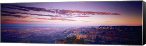 Framed Point Imperial at sunset, Grand Canyon, Arizona, USA Print