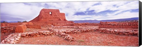 Framed Ruins of the Mission, Pecos National Historical Park, Pecos, New Mexico, USA Print