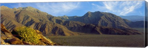 Framed Mountains in Anza Borrego Desert State Park, Borrego Springs, California, USA Print
