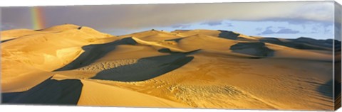 Framed Rainbow at Great Sand Dunes National Park, Colorado, USA Print