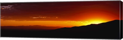 Framed Great Sand Dunes National Park and Preserve at sunset, Colorado, USA Print