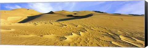 Framed Sand dunes in a desert, Great Sand Dunes National Park, Colorado, USA Print