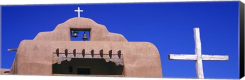 Framed Low angle view of Santo Tomas Church, Santa Rosa De Lima, New Mexico, USA Print