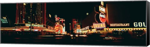 Framed Las Vegas NV Downtown Neon, Fremont St Print