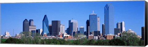 Framed Downtown Dallas Texas Print