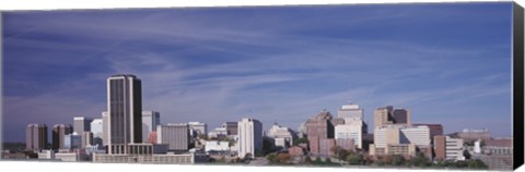 Framed Richmond, Virginia Skyline Print