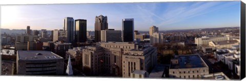 Framed Buildings in a city, Birmingham, Jefferson county, Alabama, USA Print