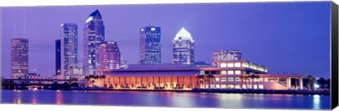 Framed Building at the waterfront, Tampa, Florida, USA Print