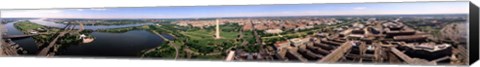 Framed Aerial Washington DC USA Print