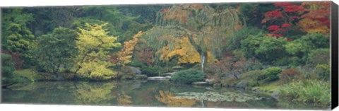 Framed Japanese Garden Seattle WA Print