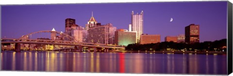 Framed Allegheny River, Pittsburgh, Pennsylvania, USA Print