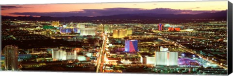 Framed Strip, Las Vegas Nevada, USA Print