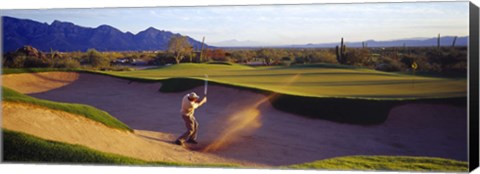 Framed Golf Course Tucson AZ USA Print