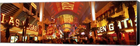 Framed Fremont Street Experience Las Vegas (horizontal) Print