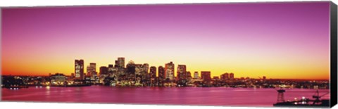 Framed Sunset, Boston, Massachusetts, USA Print