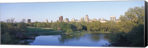 Framed Central Park, Upper East Side, NYC, New York City, New York State, USA Print