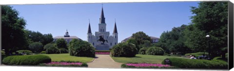 Framed St Louis Cathedral Jackson Square New Orleans LA USA Print