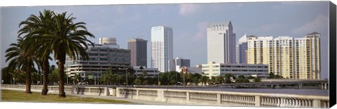 Framed Skyline Tampa FL USA Print