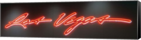 Framed Las Vegas Sign, Las Vegas Convention Center, Nevada, USA Print