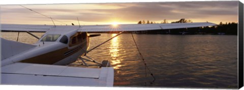 Framed Sea plane, Lake Spenard, Anchorage, Alaska Print