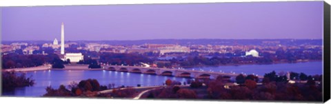 Framed Washington DC from the Water Print