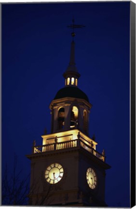 Framed Independence Hall Tower Philadelphia PA Print