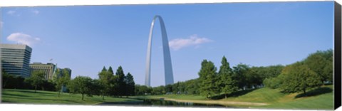 Framed Low angle view of a monument, St. Louis, Missouri, USA Print