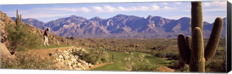 Framed Golf Course Tucson AZ Print