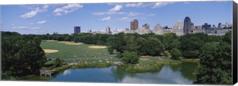 Framed Great Lawn, Central Park, Manhattan, NYC, New York City, New York State, USA Print