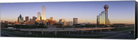 Framed Skyscrapers in Dallas, Texas Print