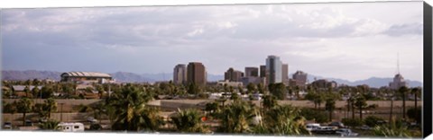 Framed USA, Arizona, Phoenix, High angle view of the city Print