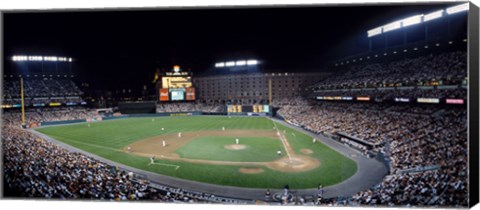 Framed Baseball Game Camden Yards Baltimore MD Print