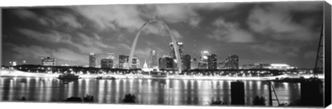 Framed Evening St Louis MO Print