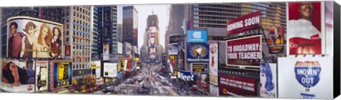 Framed Dusk, Times Square, NYC, New York City, New York State, USA Print